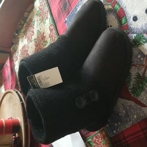 Rue 21 Black Knit boots size 7 Brand new w/tag.